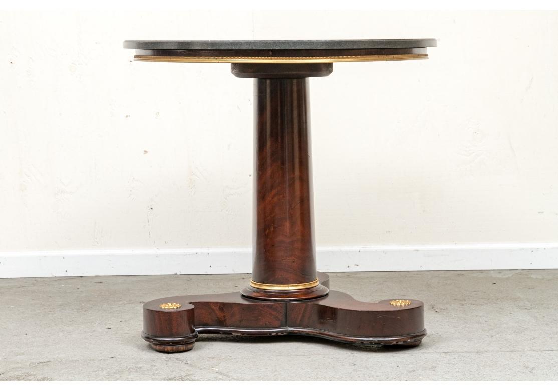 Italian Neoclassical Style Stone Top Table By William Switzer For Sale 6