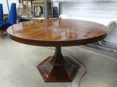 Mesa de centro italiana de palisandro Giulio Moscatelli para Meroni