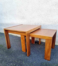 Italian Nesting Tables Model 777 by Afra & Tobia Scarpa for Cassina, Italy 60s