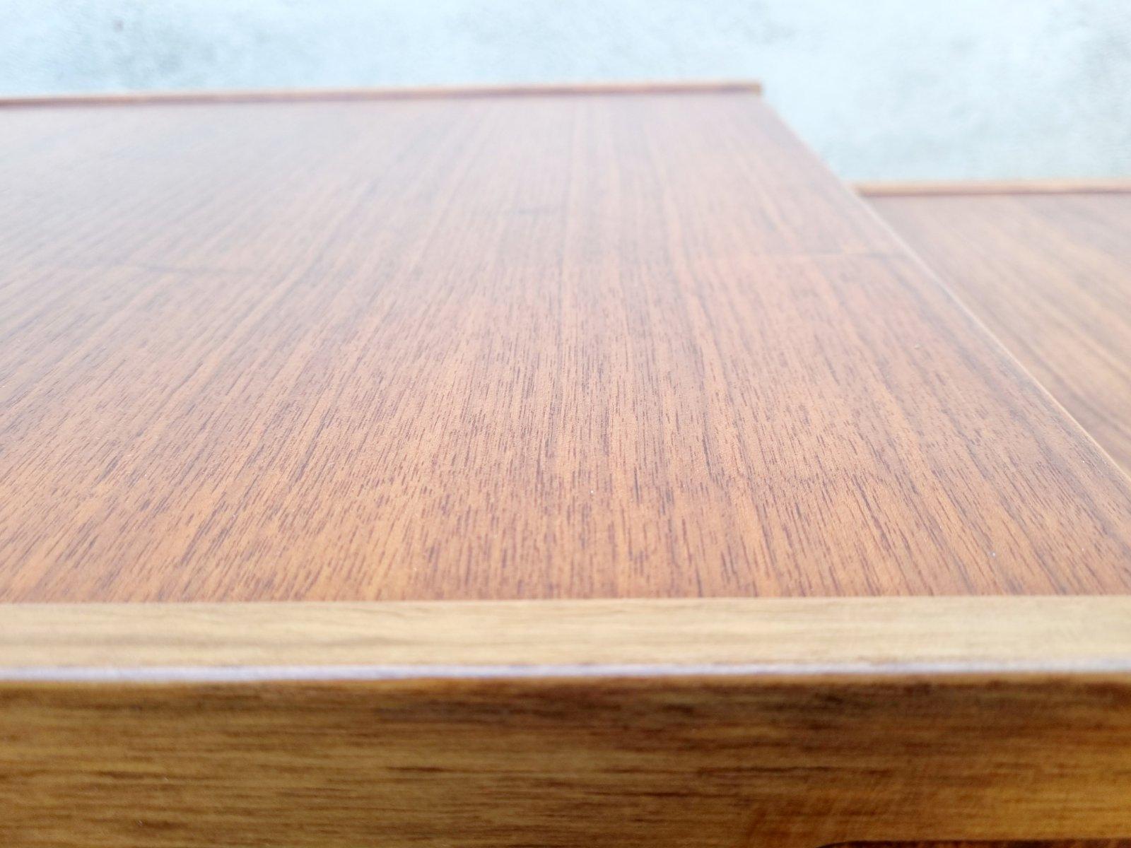 Mesas nido italianas Modelo 777 de Afra & Tobia Scarpa para Cassina, Italia Años 60 Nogal en venta