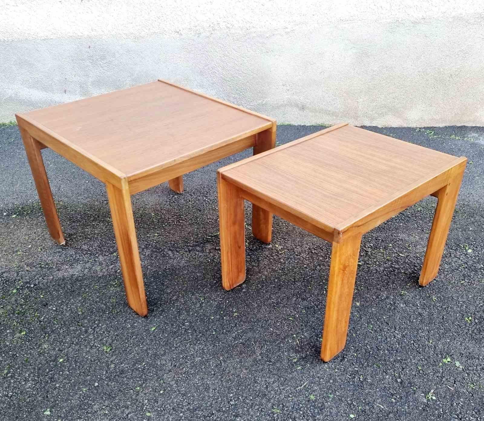 Mesas nido italianas Modelo 777 de Afra & Tobia Scarpa para Cassina, Italia Años 60 en venta 2