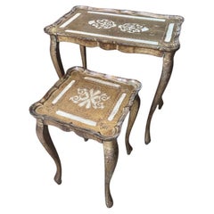 Italian nesting Tables, Set of 2 early XX