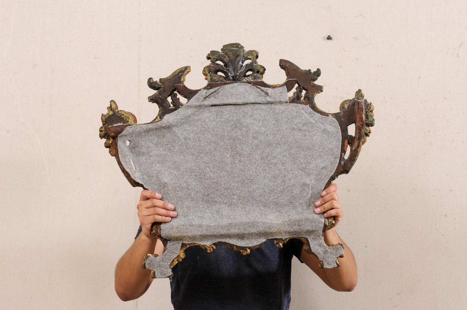 Italian Nicely-Carved Accent Mirror 19th C. For Sale 7