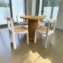 Chaise de salle à manger CHARLIE, de la marque italienne Nilo Gioacchini  Canne viennoise  Ensemble de 4 pièces