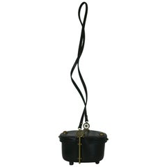 Italian Novelty Black Calf Bag, Freon Firenze