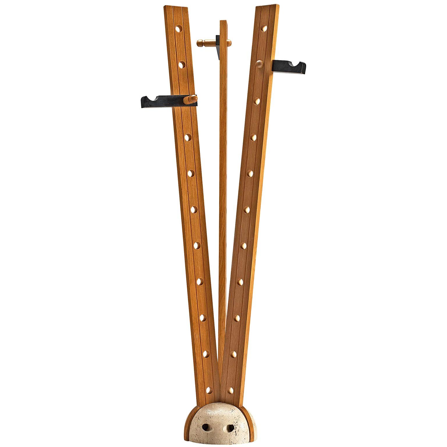 Freestanding Oak Coat Tree Stand For Sale at 1stdibs