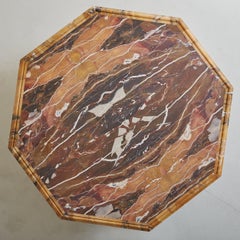 Italian Octagonal Marble Coffee Table, 19th Century