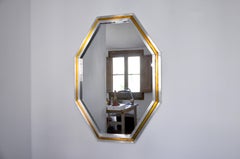 Italian Octagonal Mirror by Romeo Regga, 1970s