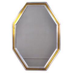 Italian Octagonal Mirror by Romeo Regga, 1970s