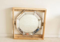 Italian Octagonal Venetian / Murano Glass Mirror