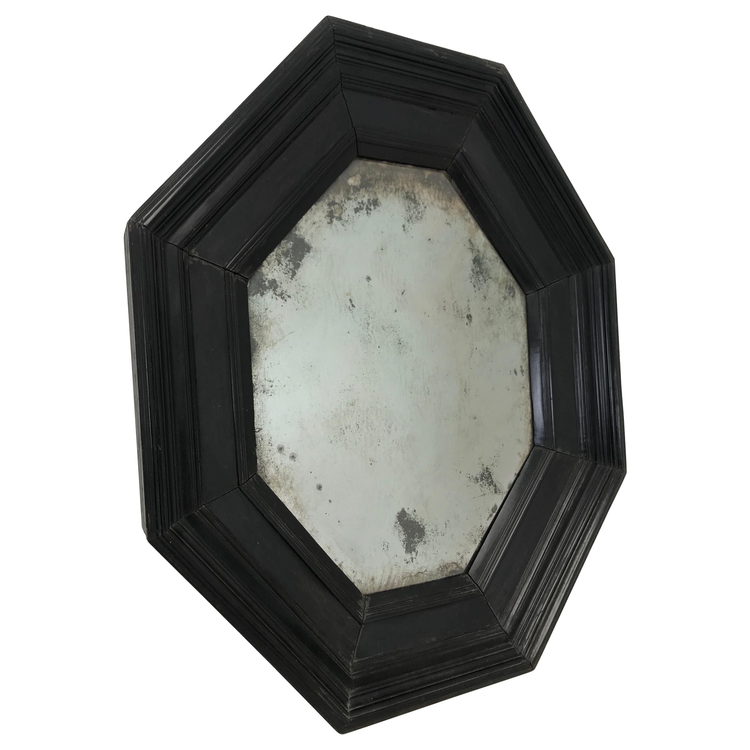 Italian Octogonal Mirror, 18th Century For Sale