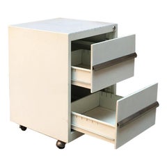 Vintage Italian Office Drawer on Wheels, 1960s