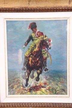 Italian Oil Painting on Canvas by Giovan Francesco Gonzaga, the Knight