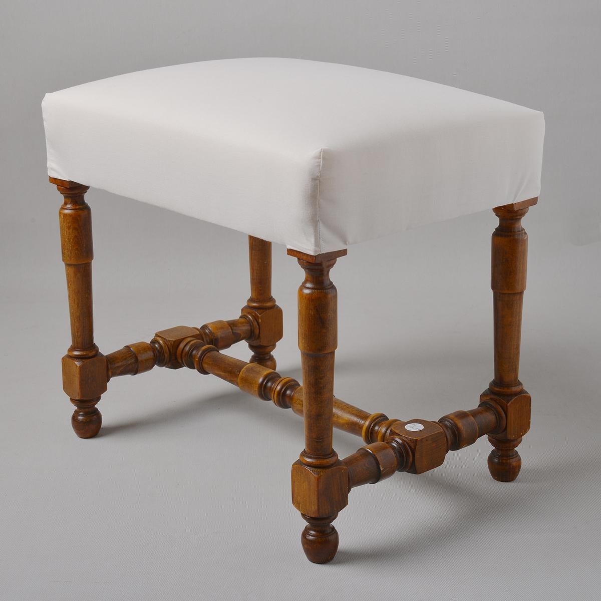 Louis Philippe Italian Old Padded Stools For Sale