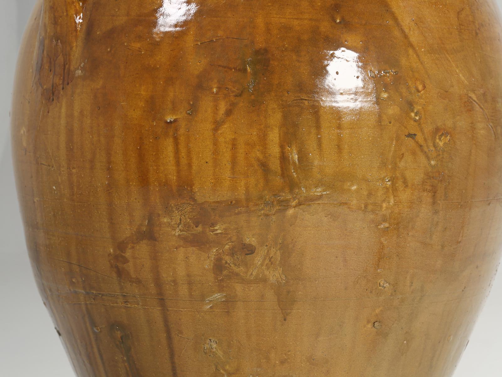 Italian Olive Oil Jar or Amphora Signed and Dated 1935 Imported from Italy 6