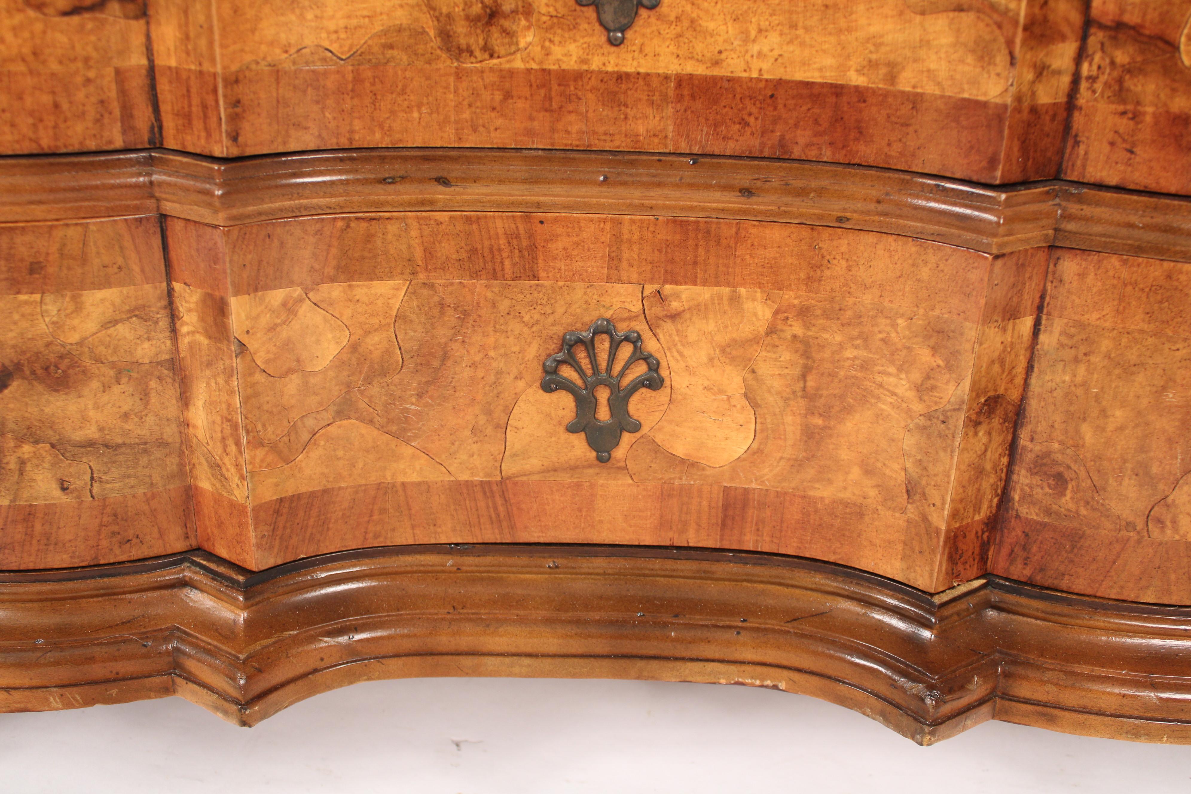 Italian Olive Wood Chest of Drawers 4