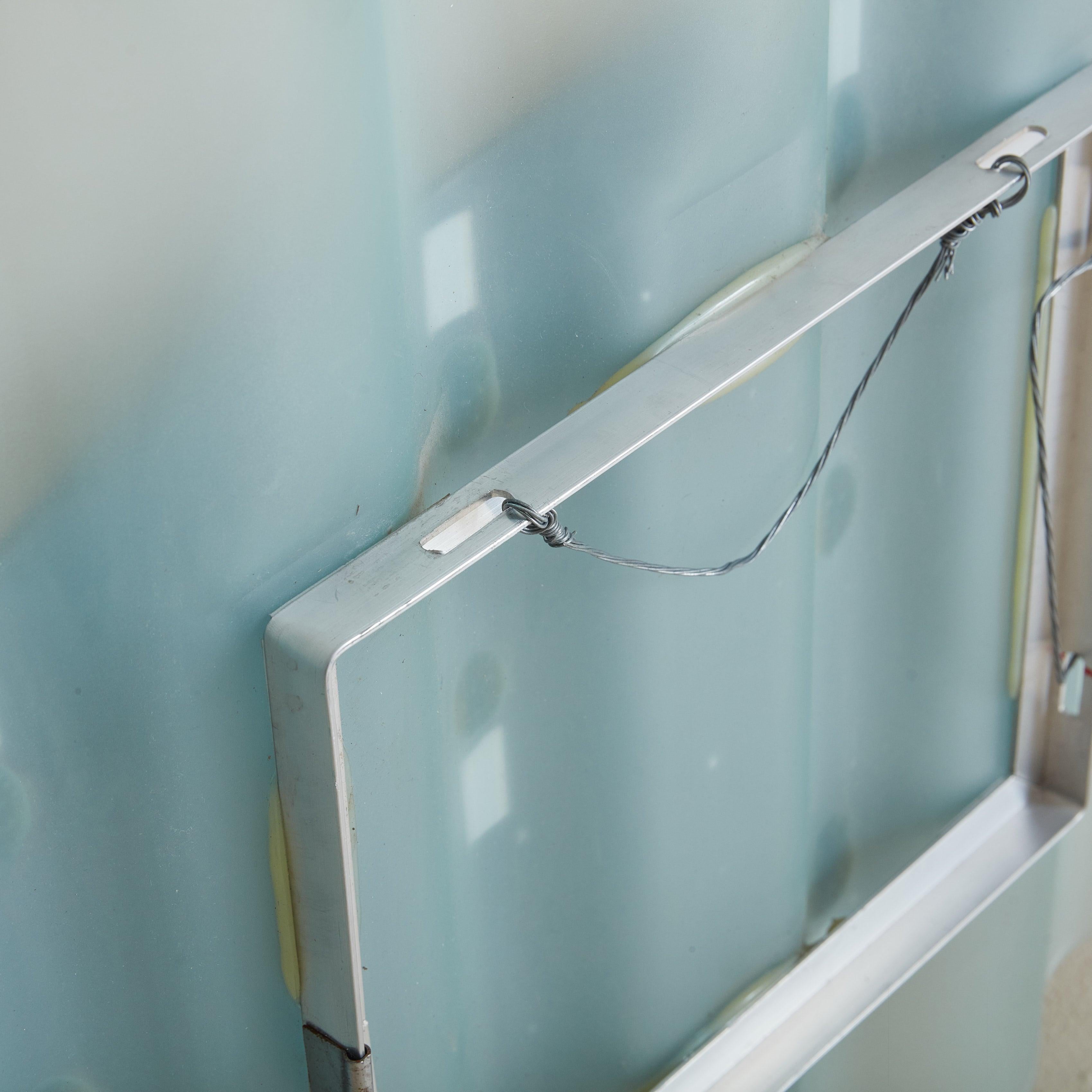 Italian ‘Onda’ Wall Mirror by Nanda Vigo for Glas Italia, 1980s For Sale 3