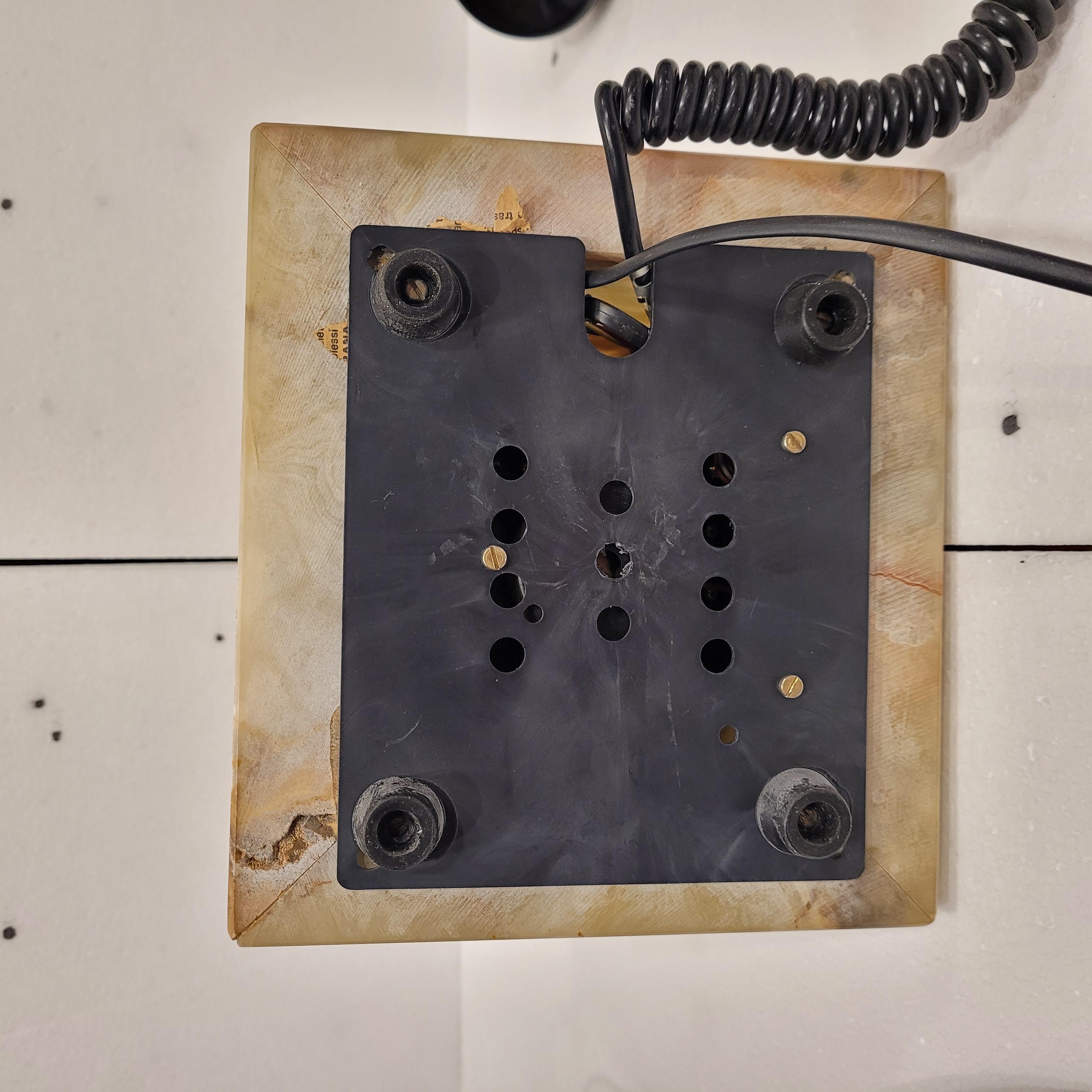 Ricci Paolo Italienisch Onyx grün Vintage Telefon im Angebot 7