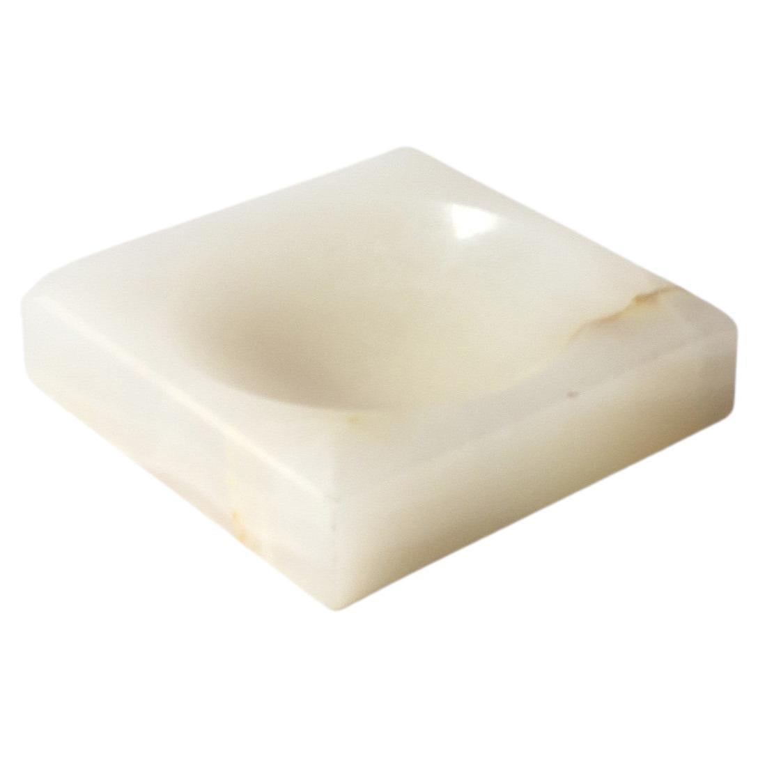 Italian Onyx Marble Ashtray or Jewelry Dish For Sale