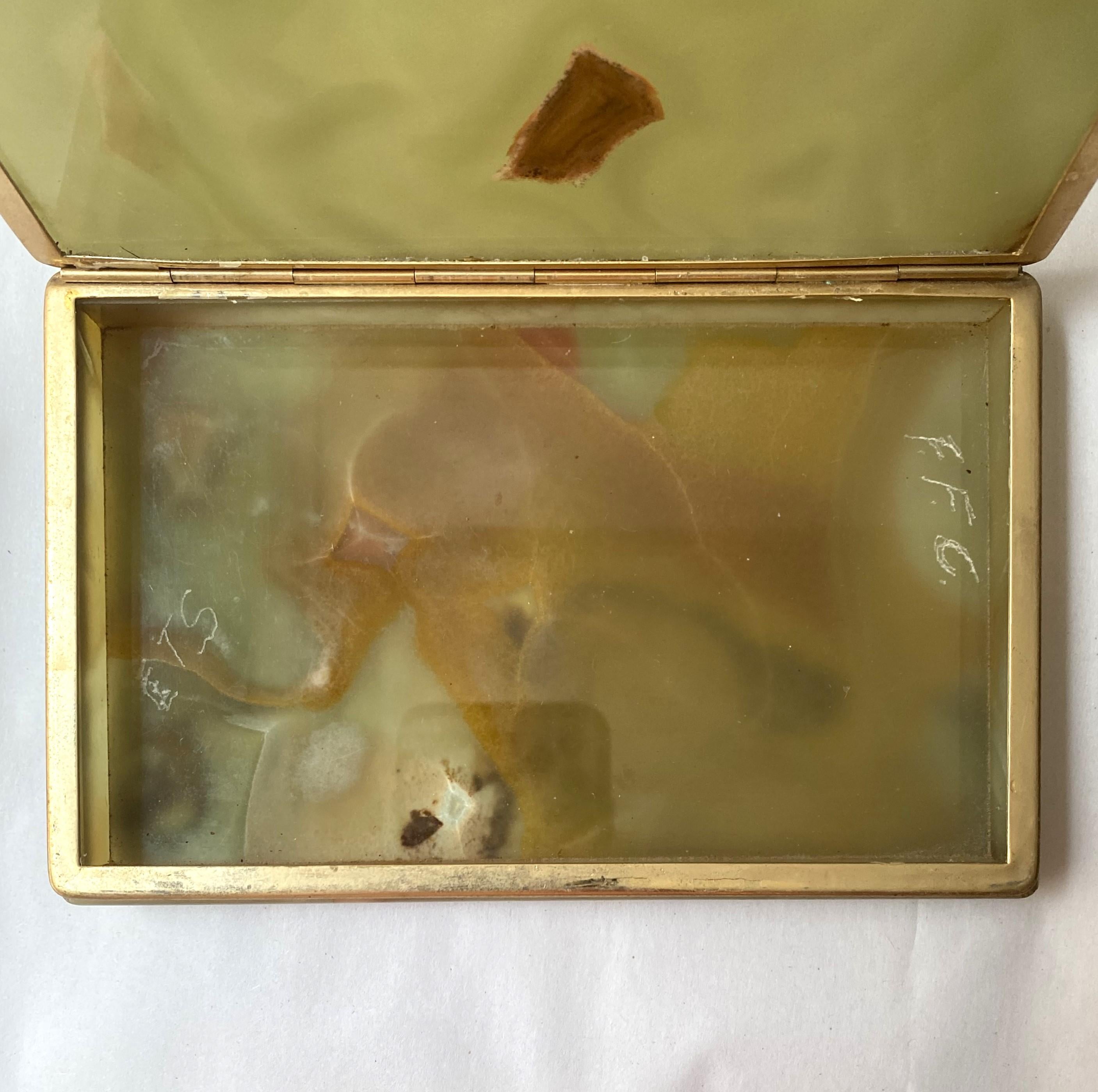 Italian Onyx Marble Box 1