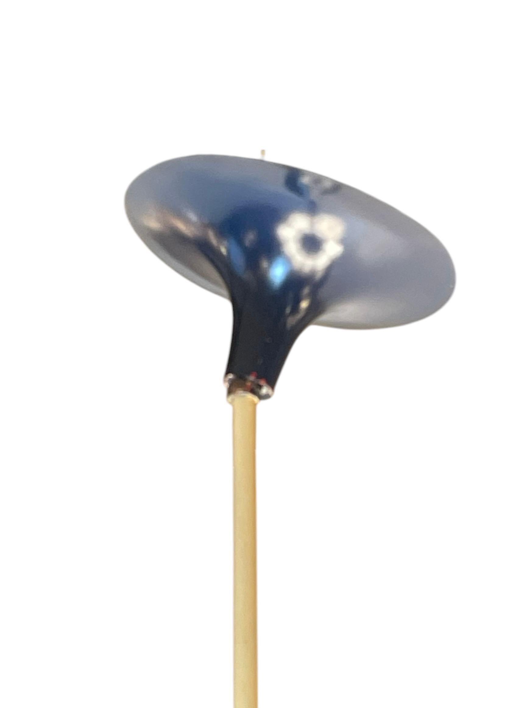 Italian Opalin Chandelier, 1950s For Sale 8
