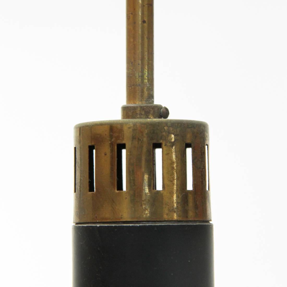 Italian Opaline Glass Pendant Lamp, 1950s 3