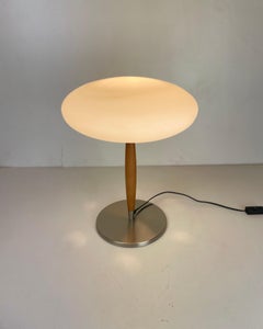 Lampe de table italienne en opaline, années 1990