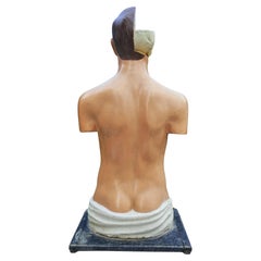 Italian or German anatomical bust.