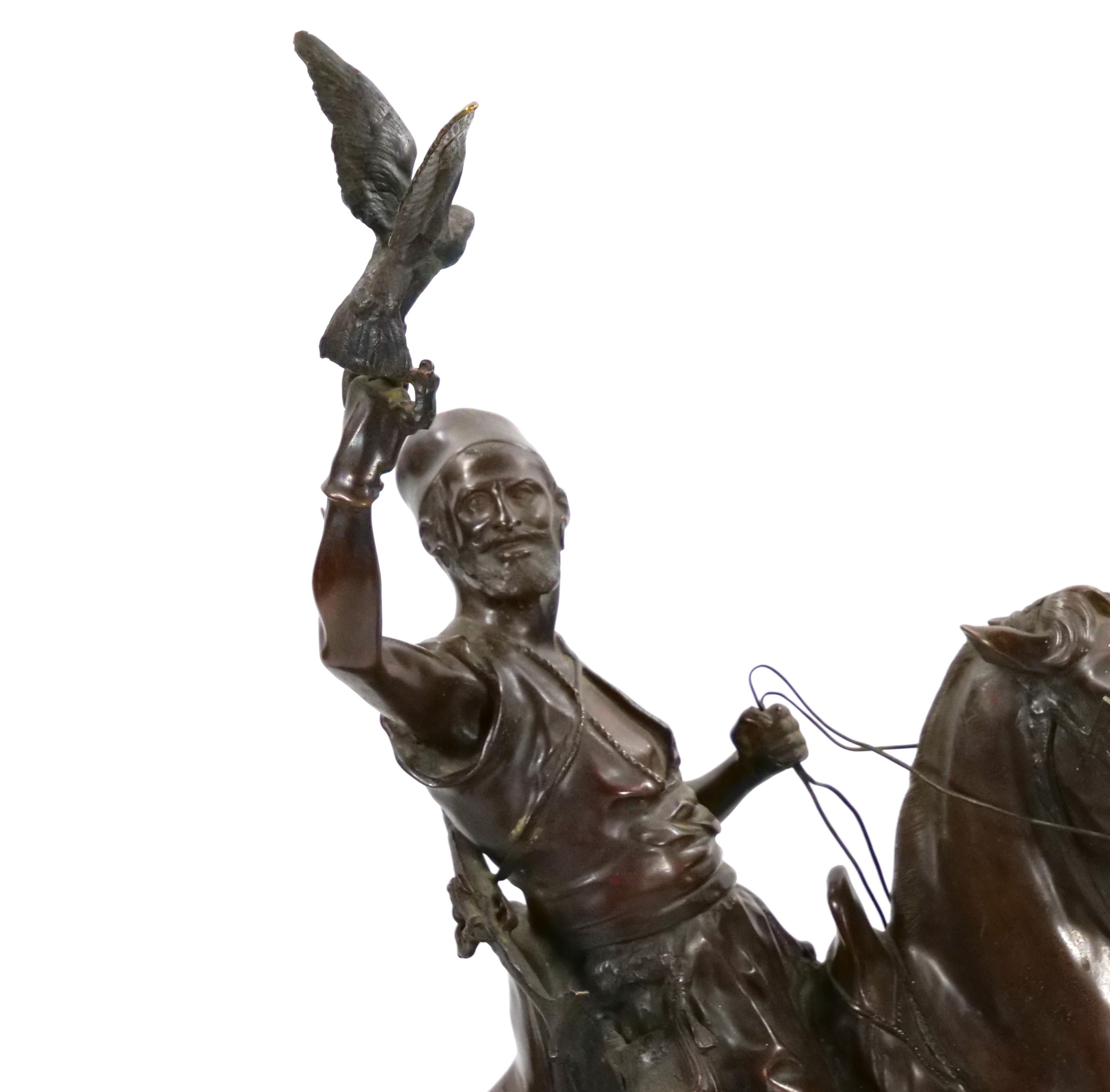 Italian Orientalist Bronze Sculpture 