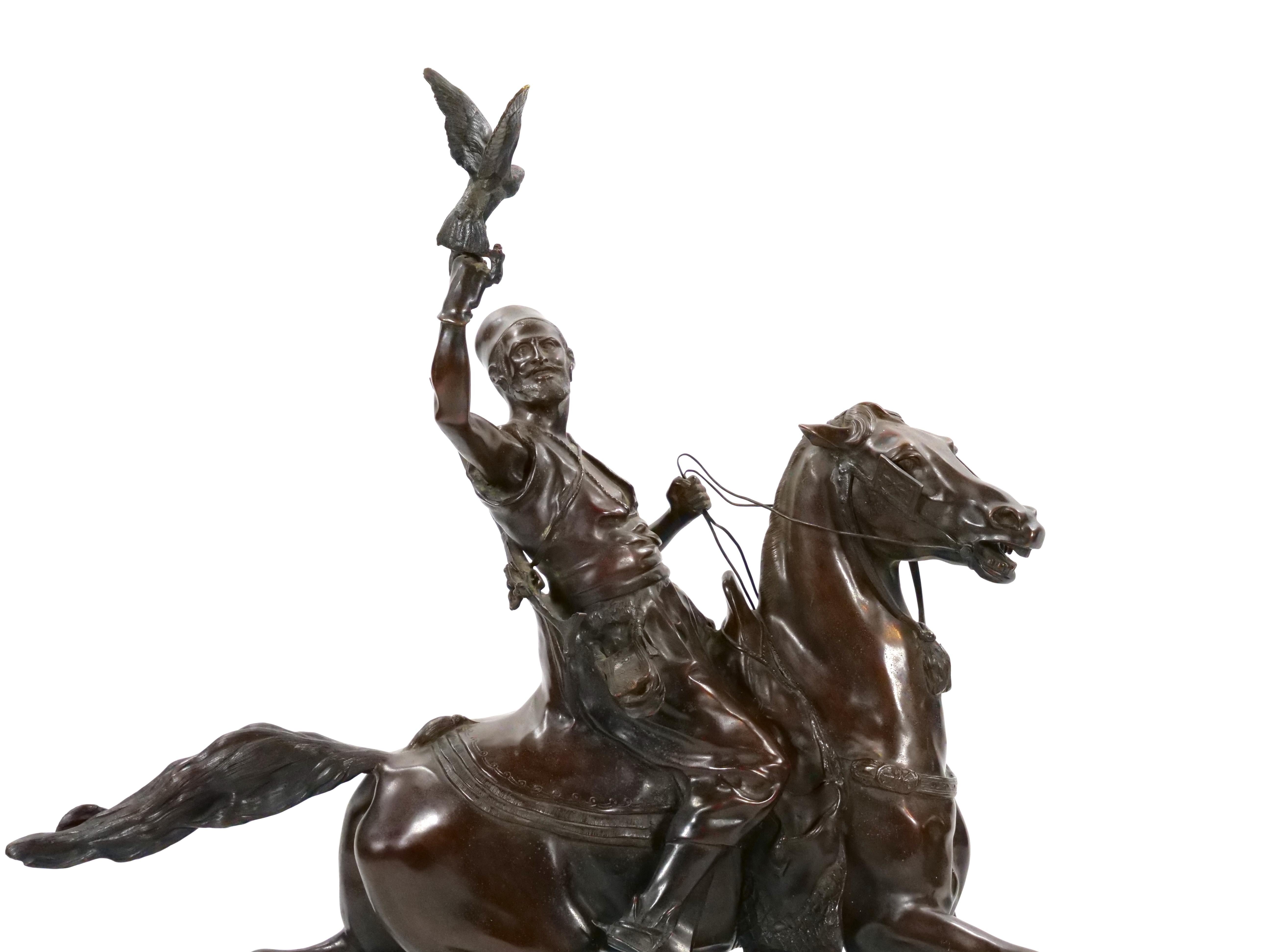 20th Century Italian Orientalist Bronze Sculpture 