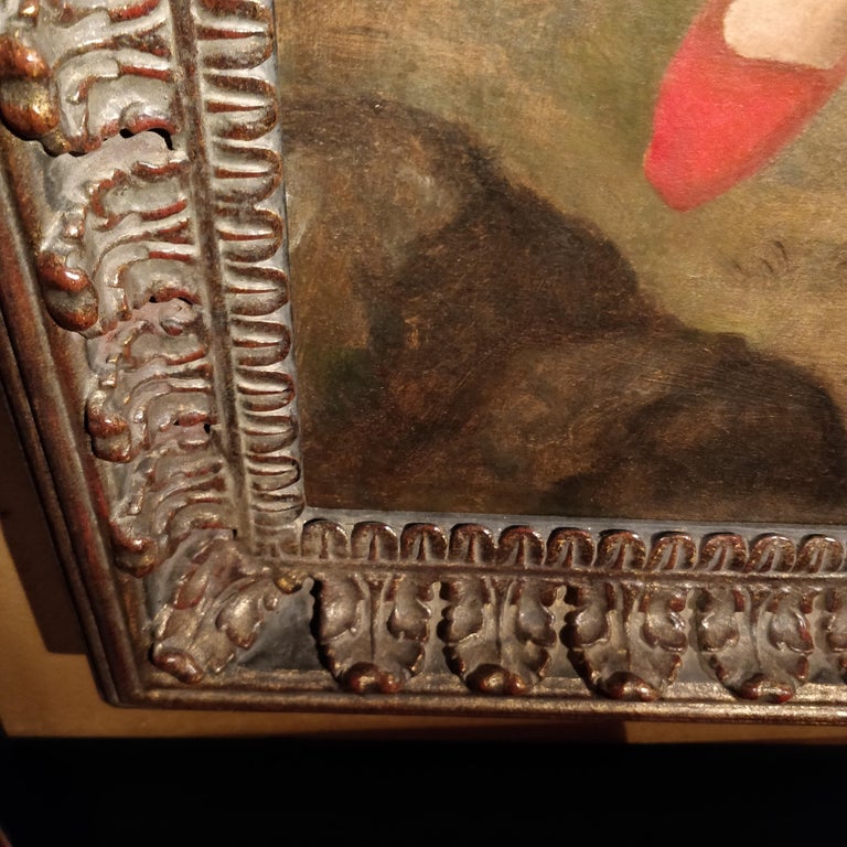 Italian Orientalist Oil Painting of Man Smoking Pipe, 18th Century For ...