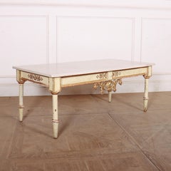 Italian Original Painted Coffee Table