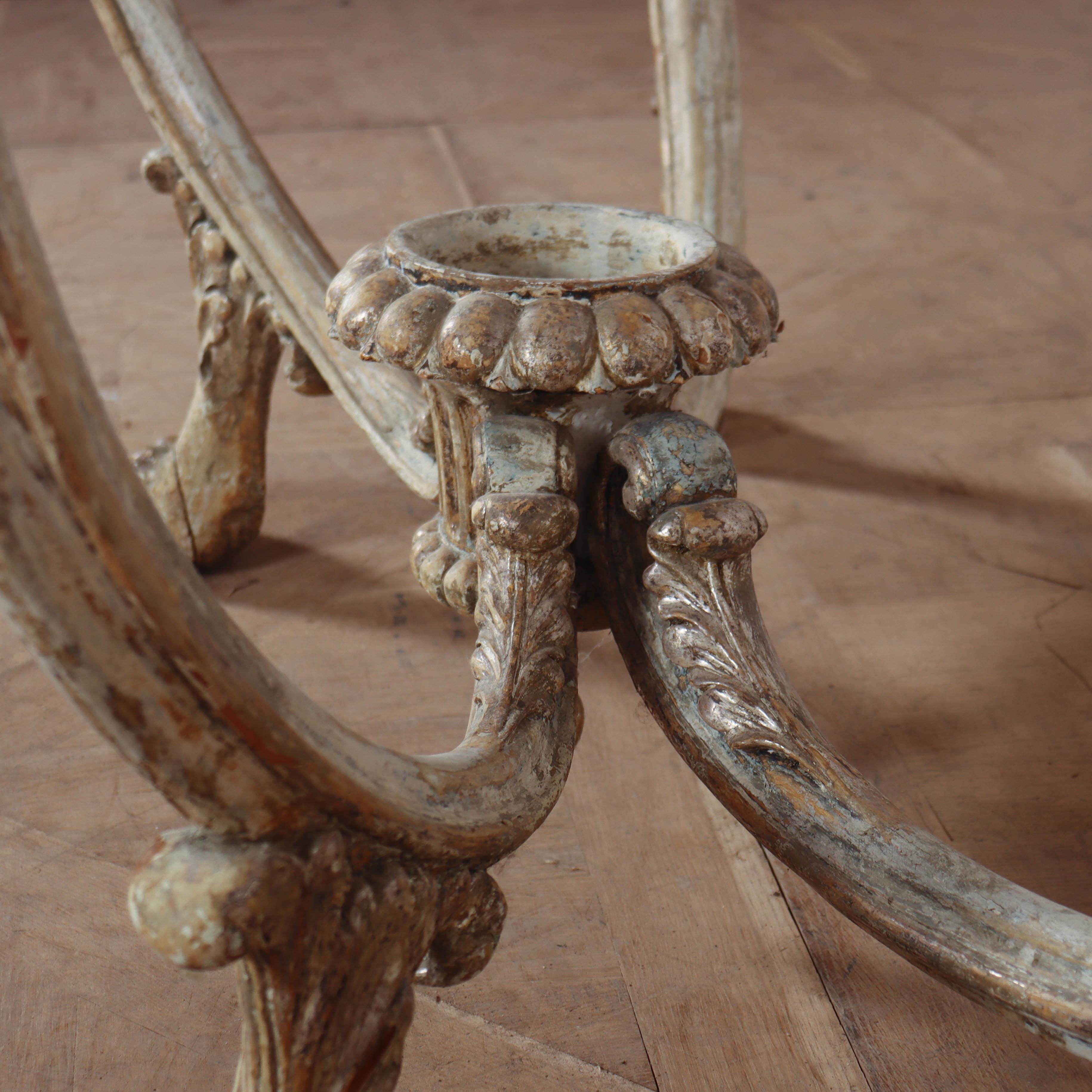 Italian Original Painted Console Table For Sale 8