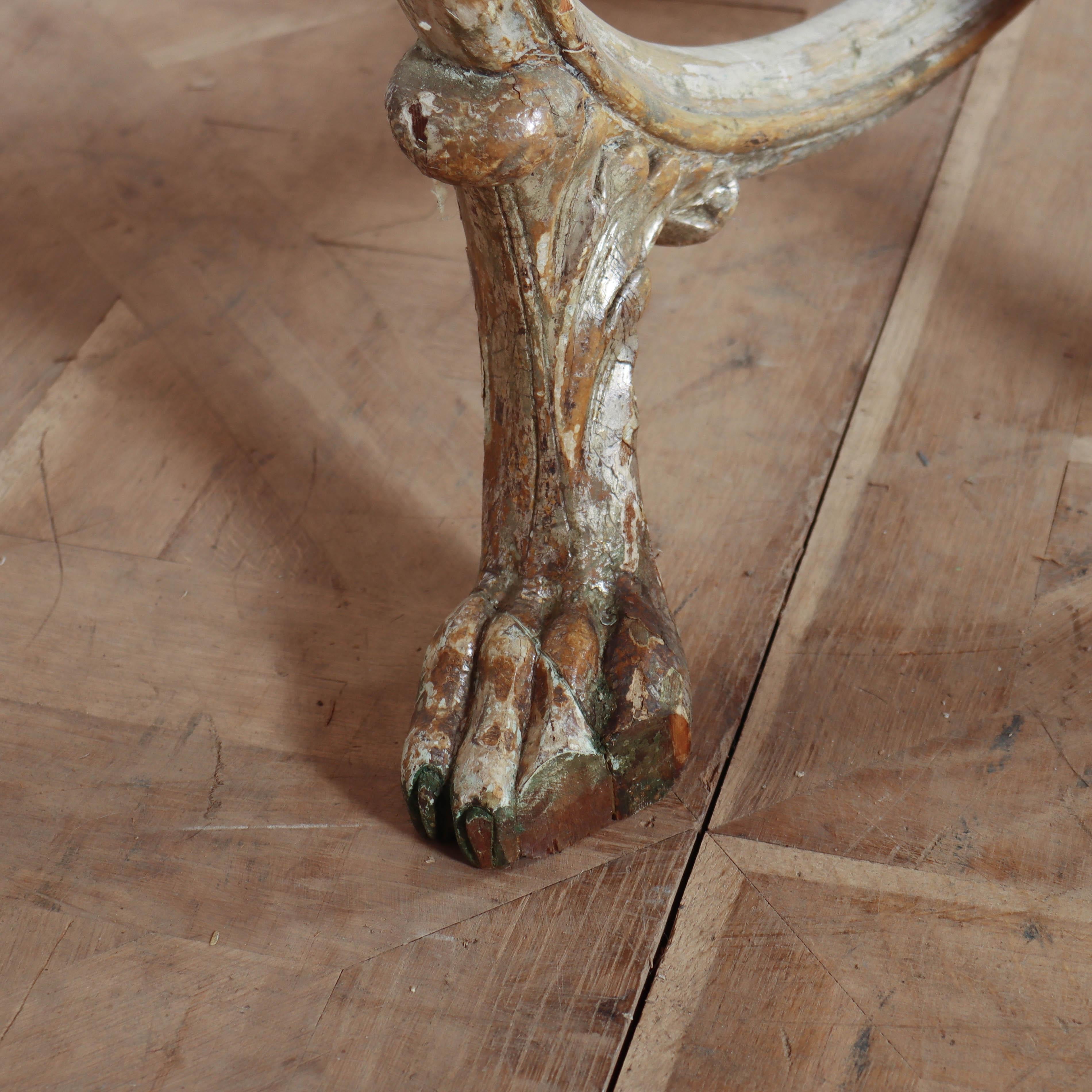 Italian Original Painted Console Table For Sale 10
