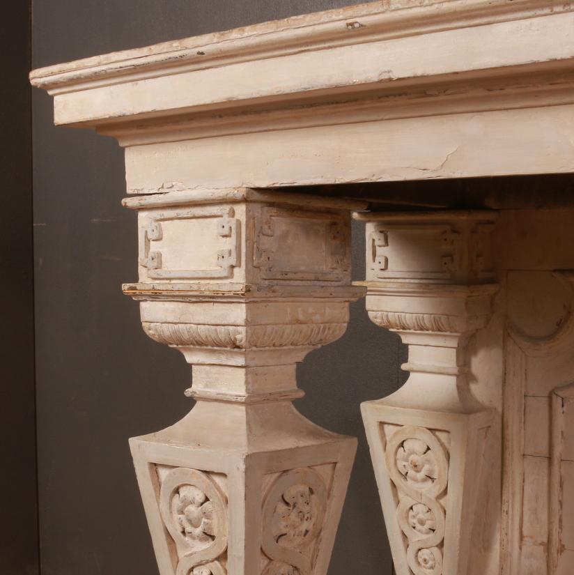 Hand-Painted Italian Original Painted Console Table For Sale