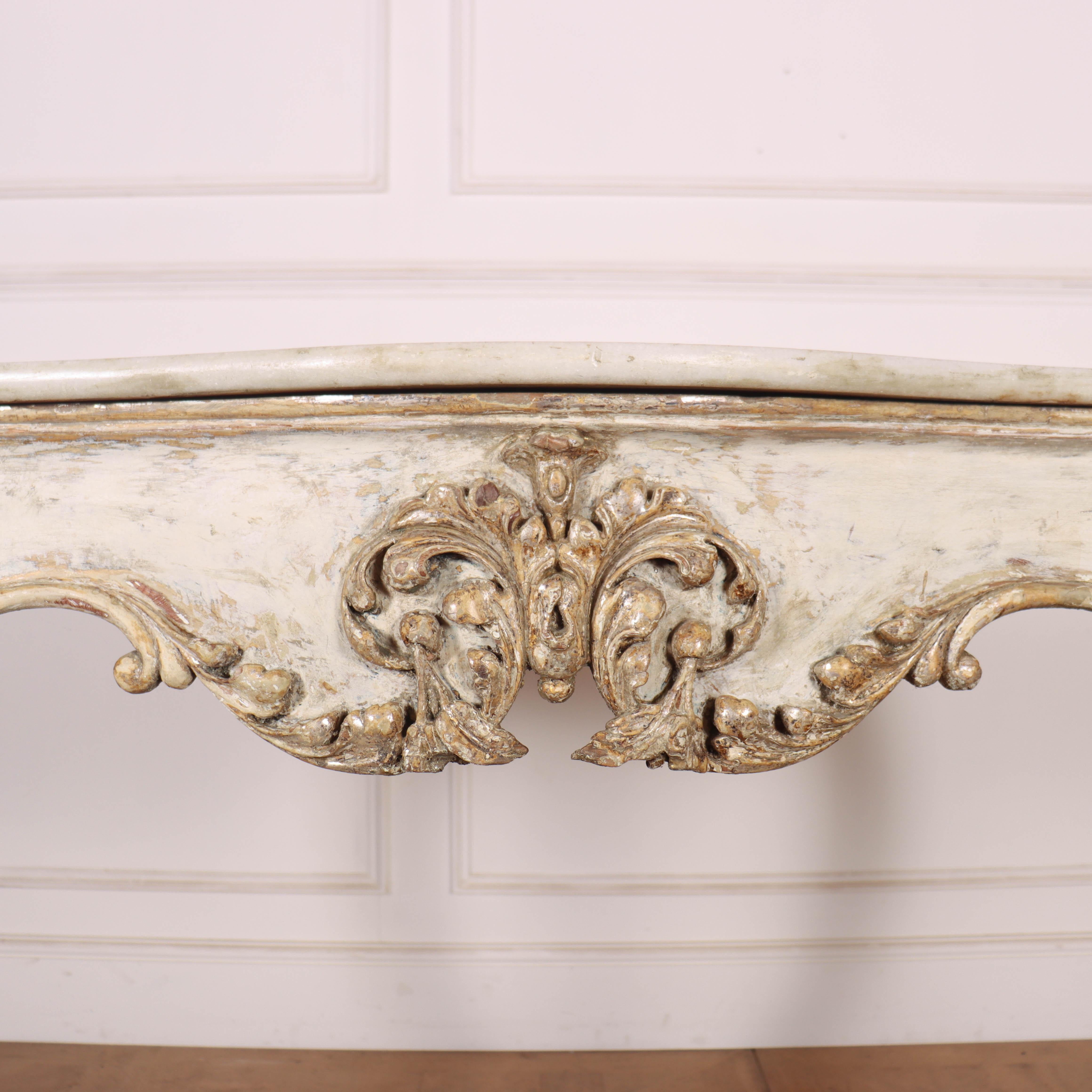 Italian Original Painted Console Table For Sale 1