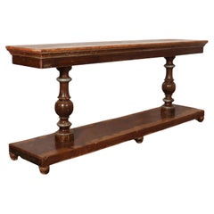 Table console italienne peinte d'origine