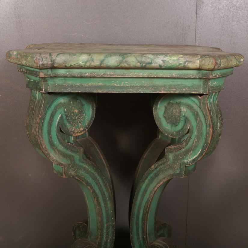 Italian Original Painted Console Tables In Good Condition In Leamington Spa, Warwickshire