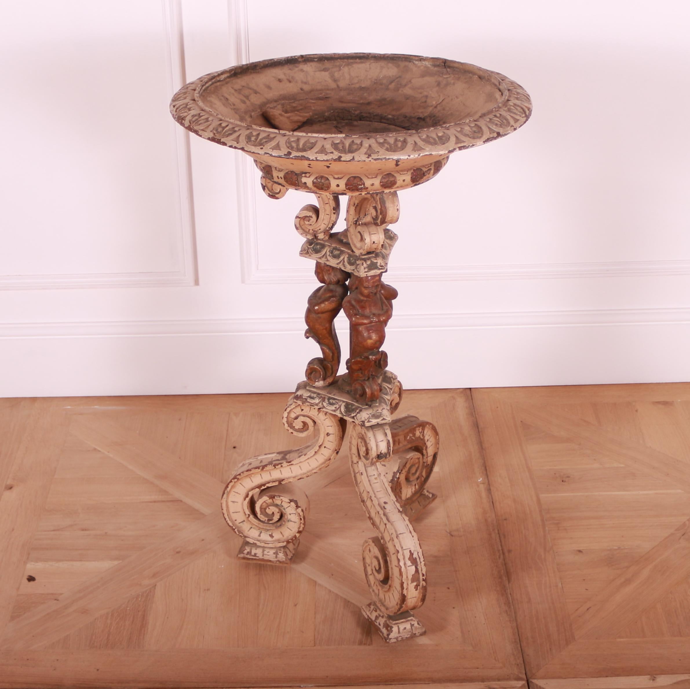 Italian Original Painted Occasional Table For Sale 1