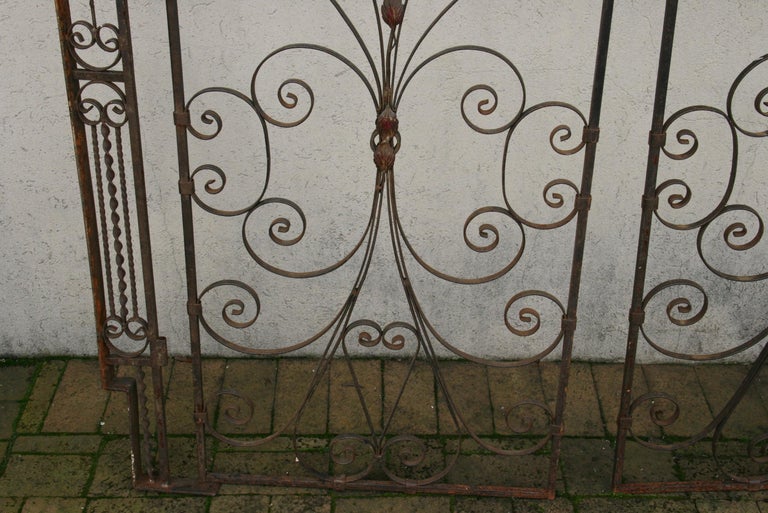 Italian Ornate Garden Gates, 19th C 2