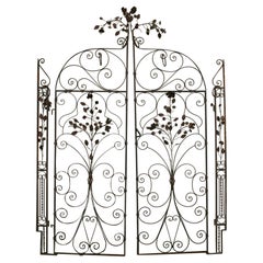 Italian Ornate Garden Gates, 19th C