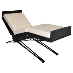 Lettino italiano Osvaldo Borsani L77 per Tecno - Rara versione slim, Italia, anni '50