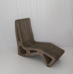 Italian Outdoor Chaise Lounge, 80s