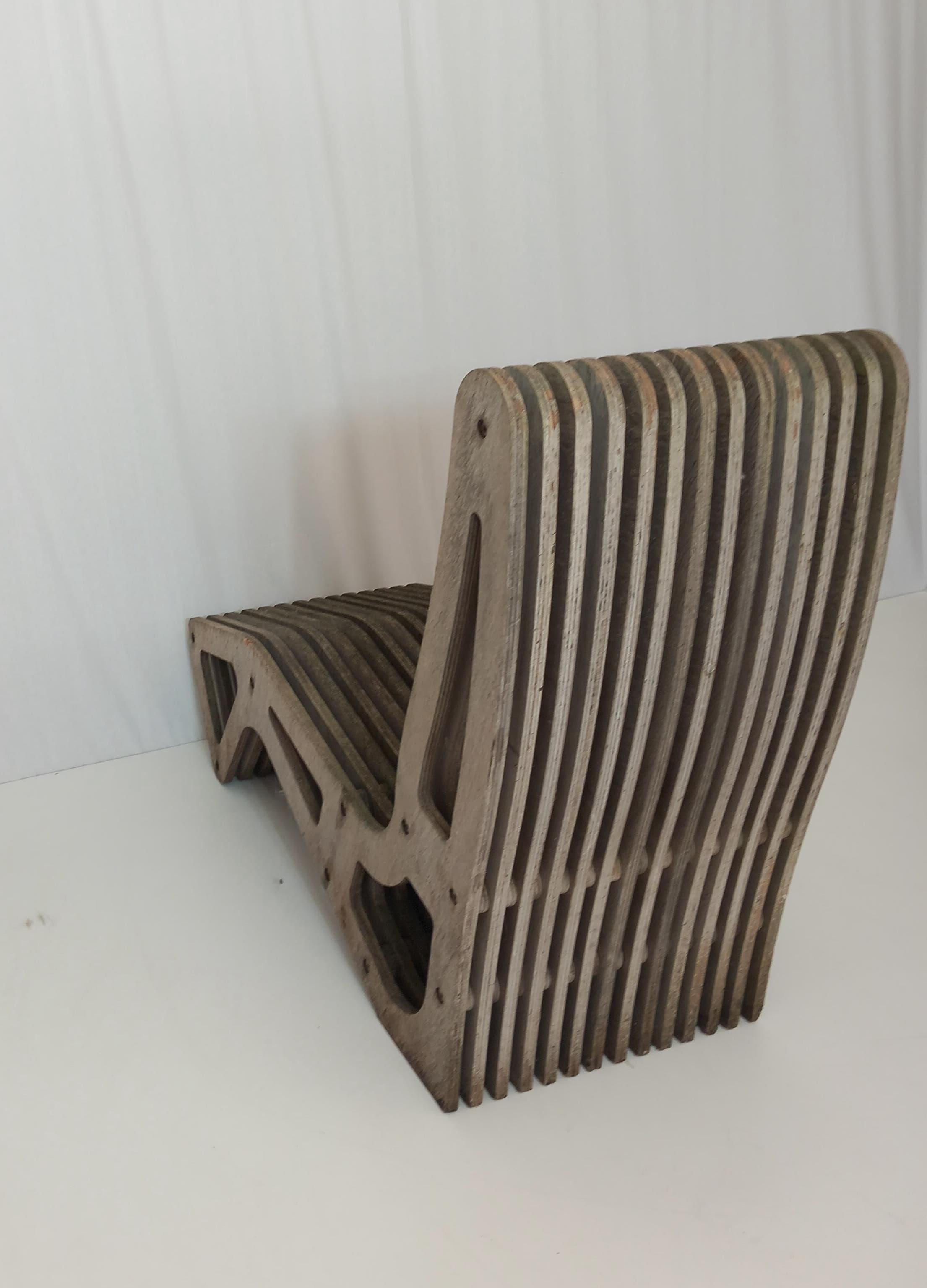 Mid-Century moderno Italian Outdoor Chaise Lounge, 80s in vendita
