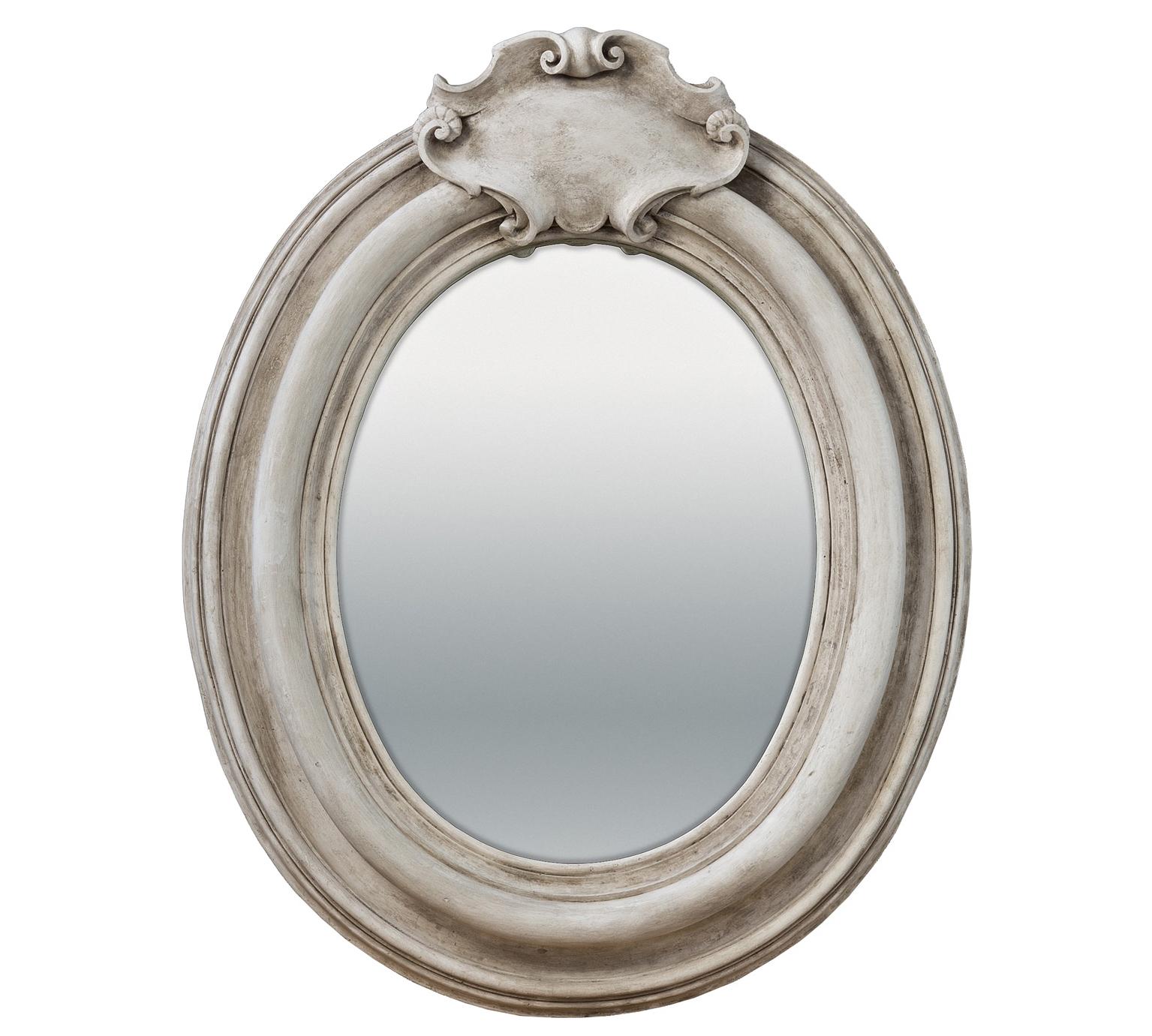 American Plaster Oval Mirror
