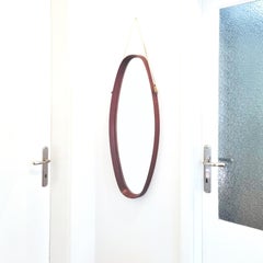Italian Oval Mirror in Rosewood, Italy 60