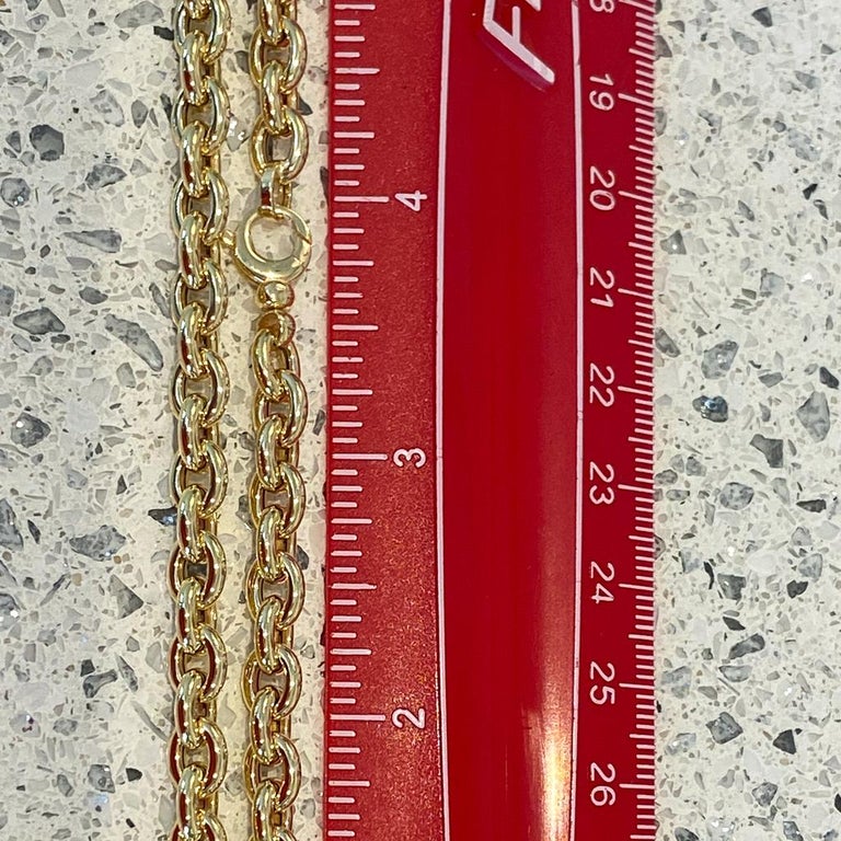 Collana Catena Cordolo In Oro Giallo E Bianco 14k 2, 2,6 Mm