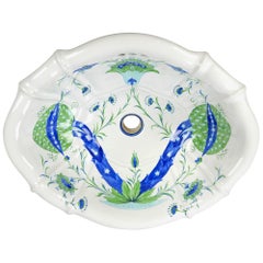 Italian Bathroom Basin Sink from Sherle Wagner Collection, circa 1960s