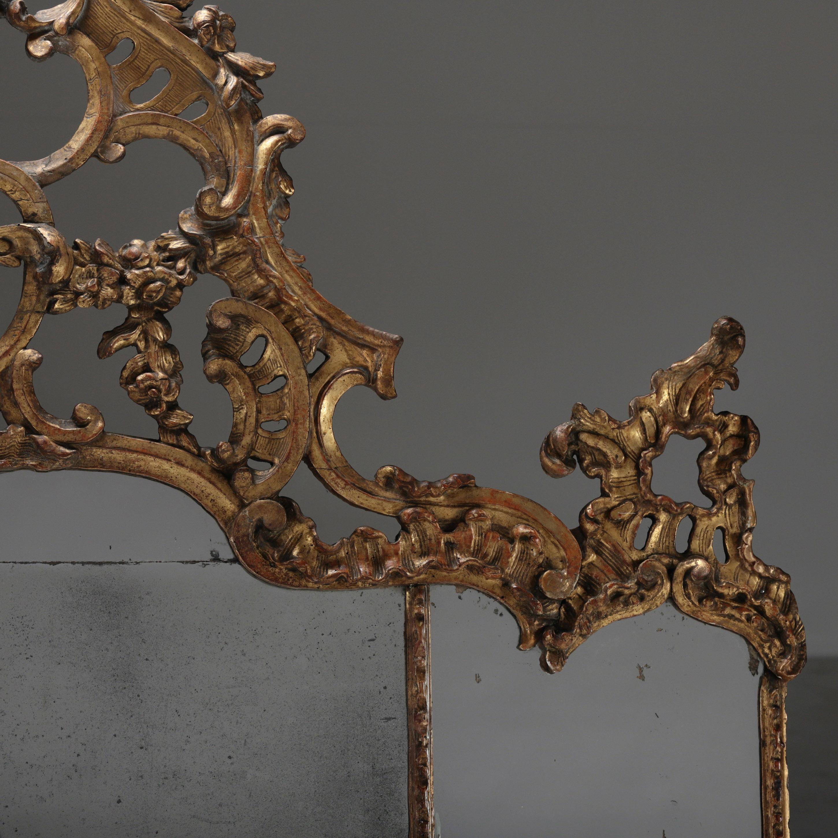 Italian Overmantel, c.1770 In Good Condition For Sale In Petworth, GB