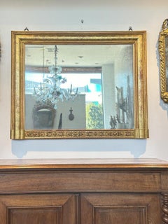 Italian overmantle mirror - Circa 1850